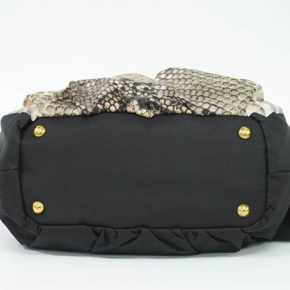 Prada Python Pattern 2-Way Shoulder Bag Handbag P… - image 4